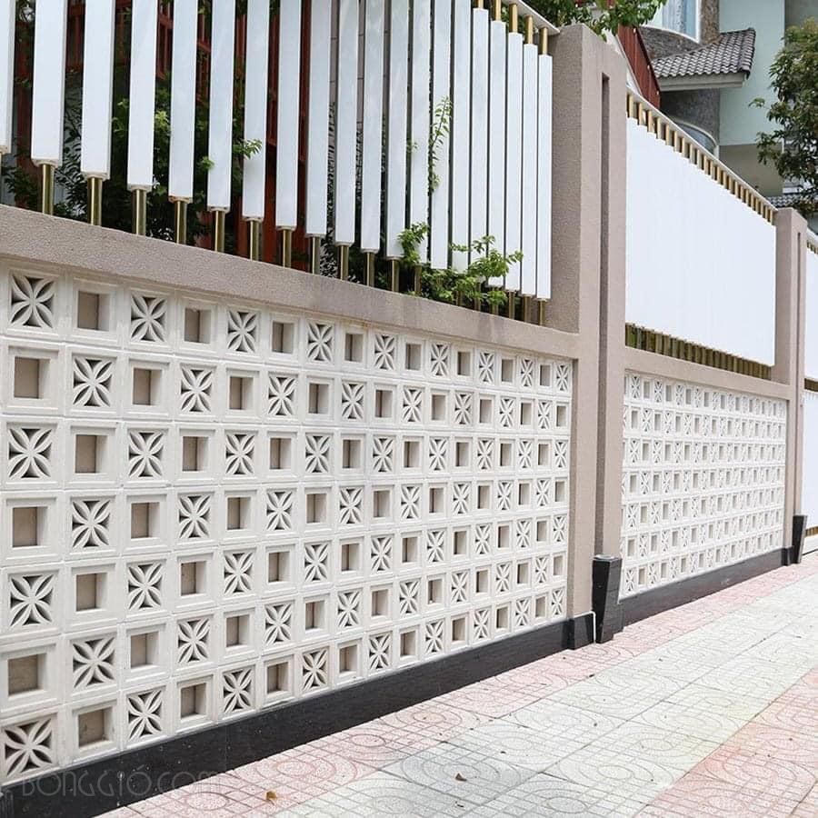 Vẻ Đẹp Độc Đáo Gạch Bông Gió | Sự Lựa Chọn Lý Tưởng Cho Không Gian Sống Xanh 49 Hàng rào gạch bông gió