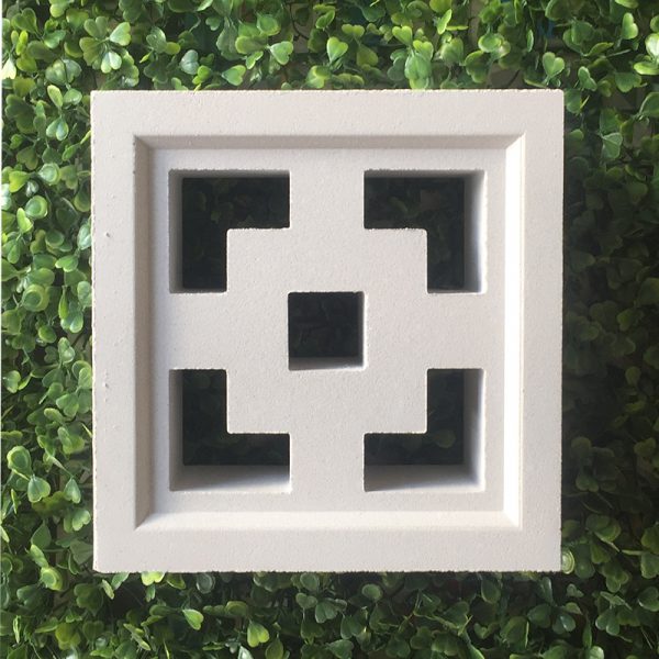Gạch bông gió CTS BG 26.1 màu trắng BM-006-W Cube