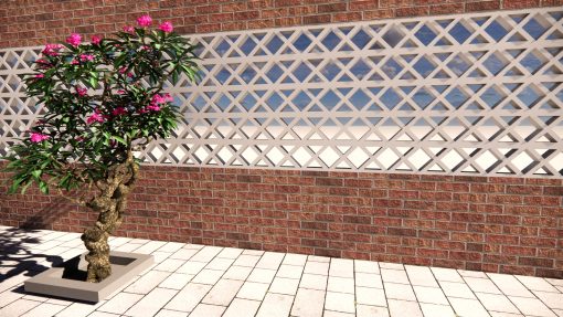 Gạch bông gió CTS BG 62.1-VM-062-W X Square