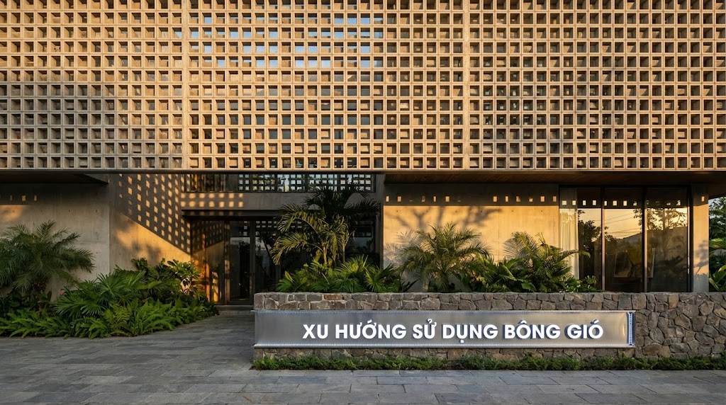 Xu hướng sử dụng gạch thông gió đẹp rẻ Xu hướng sử dụng gạch thông gió đẹp rẻ