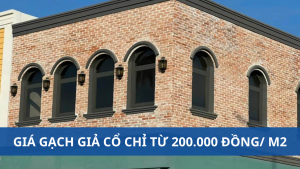 Giá gạch giả cổ mới nhất
