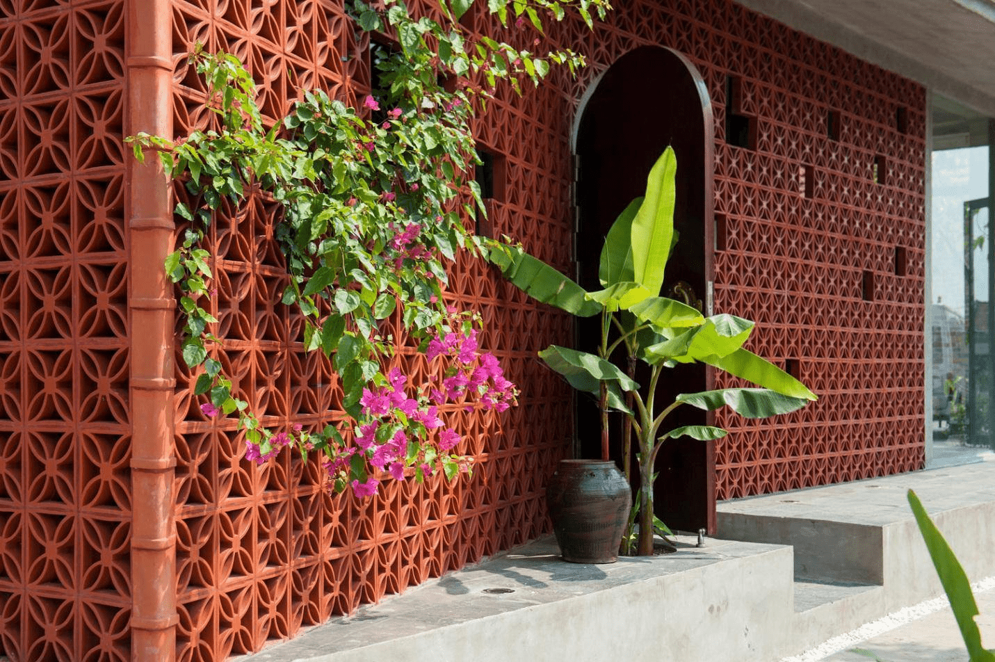 Mẫu Gạch Bông Gió Đỏ Đẹp, Truyền Thống, Hoa Văn Đa Dạng 72 mẫu gạch bông gió đỏ