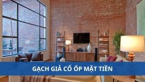 gạch giả cổ ốp mặt tiền