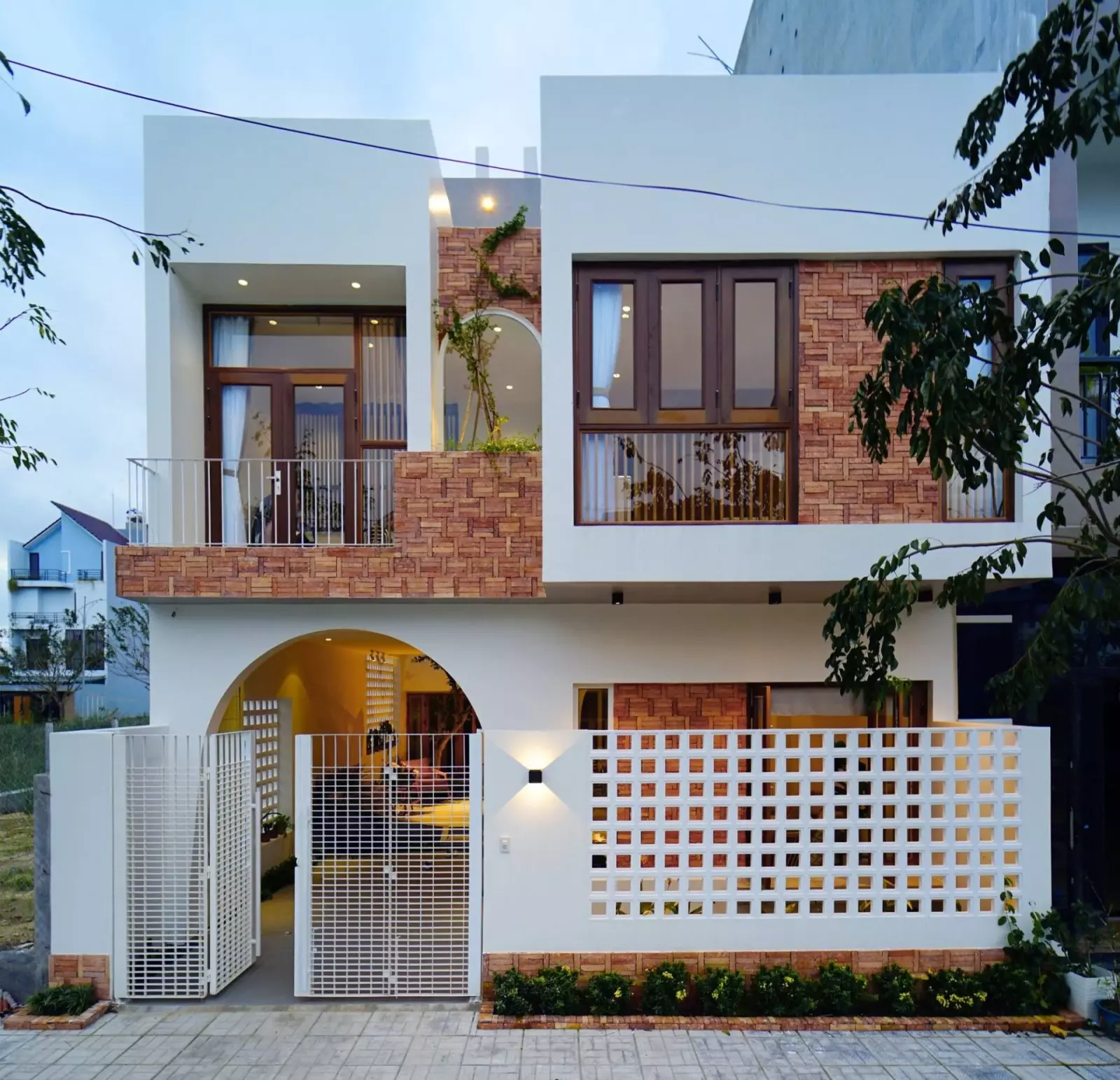 5 Cách Phối Màu Gạch Ốp Tường Mặt Tiền Chuẩn Xu Hướng 60 cách phối màu gạch ốp tường mặt tiền