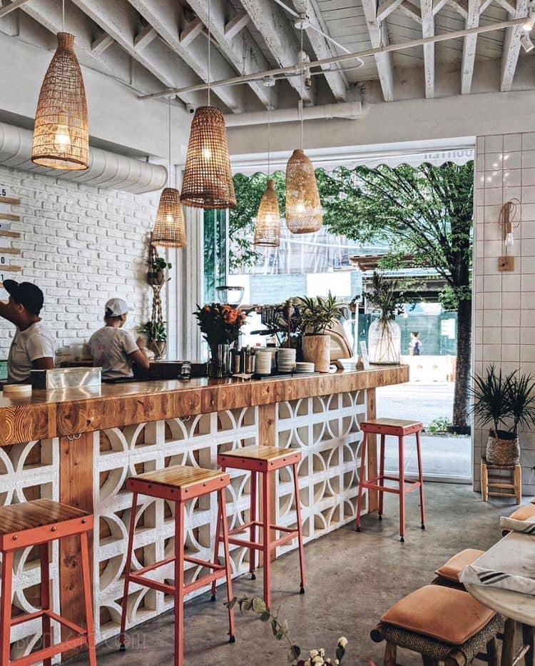 Trang Trí Quầy Bar Bằng Gạch Thông Gió, Lạ, Độc Đáo, Tạo Ấn Tượng Mạnh 58 Quầy bar gạch bông gió độc đáo, lạ mắt