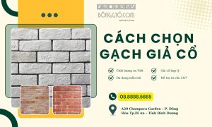 Cách chọn gạch giả cổ