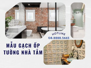 Mẫu gạch ốp tường nhà tắm đẹp
