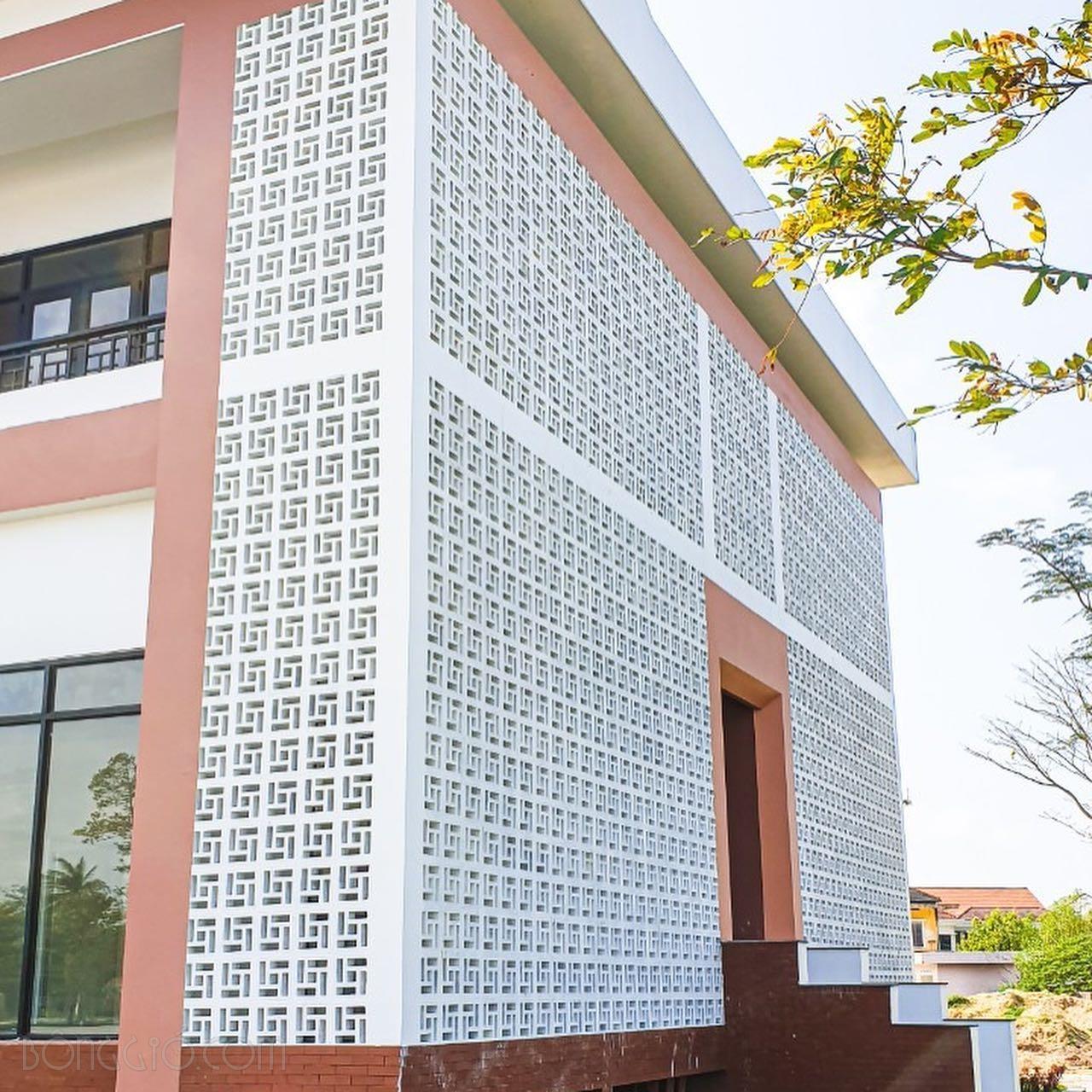 Phân Biệt Gạch Bông Gió Xi Măng Và Đất Nung | So Sánh Điểm Giống Và Khác Nhau 142 Gạch thông gió trang trí tường