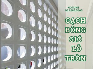 Gạch bông gió lỗ tròn