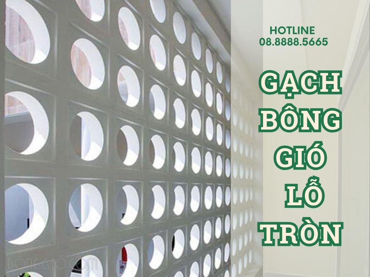 Gạch Bông Gió Lỗ Tròn - Chất Lượng, Giá Tốt, Nhiều Ưu Đãi 34 Gạch bông gió lỗ tròn