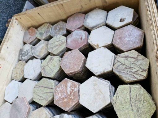 Đá granite lục giác đủ màu trang trí CTS-DLS-100
