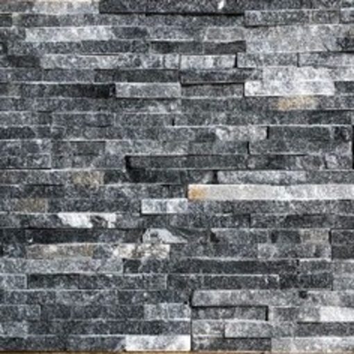 Đá ghép đen ánh kim ốp tường 10×50 CTS-DOT-TN-110