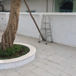 Đá băm trắng giả cổ 10×20 ốp tường trang trí CTS-DOT-TN-1