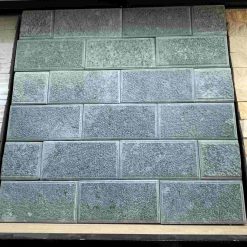Đá băm xanh rêu 10×20 ốp tường trang trí CTS-DOT-TN-3