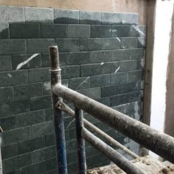 Đá băm xanh rêu 10×20 ốp tường trang trí CTS-DOT-TN-3
