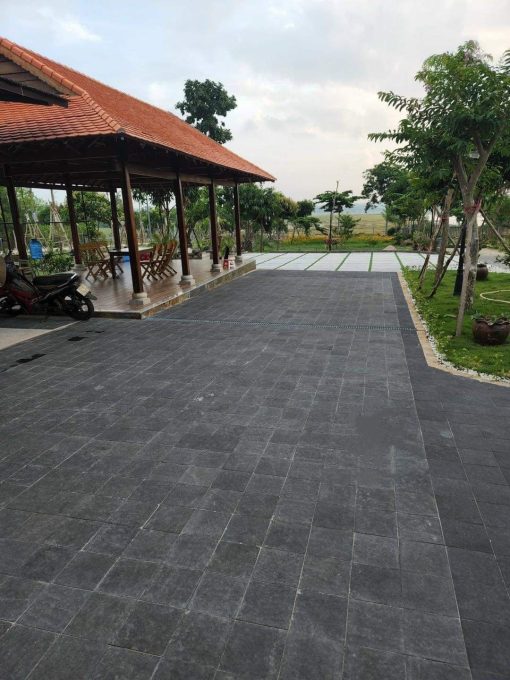 Đá bazan đen khò lửa 15×15 CTS-DLS-9