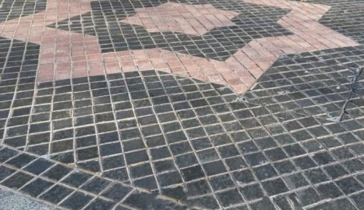 Đá bazan đen khò lửa 15×15 CTS-DLS-9