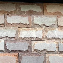 Đá bóc đỏ 10×20 ốp tường trang trí CTS-DOT-TN-13
