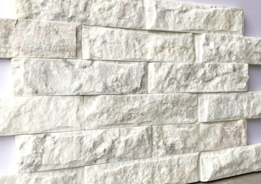 Đá bóc trắng sữa 5×20 ốp tường trang trí CTS-DOT-TN-6