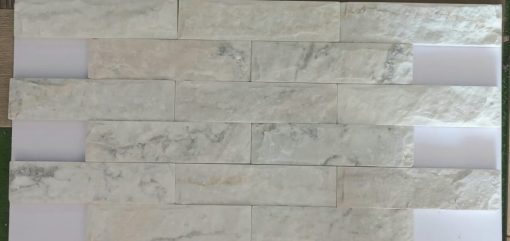 Đá bóc trắng sữa 5×20 ốp tường trang trí CTS-DOT-TN-6