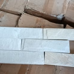 Đá bóc trắng sữa 5×20 ốp tường trang trí CTS-DOT-TN-6