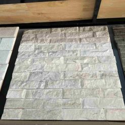 Đá bóc trắng sữa 5×20 ốp tường trang trí CTS-DOT-TN-6