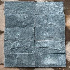 Đá bóc xanh rêu 10×20 ốp tường CTS-DOT-TN-84