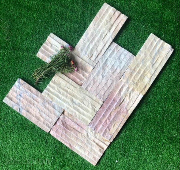 Đá chẻ hồng 10×20 ốp tường trang trí CTS-DOT-TN-14 14 Đá chẻ hồng 10×20 ốp tường trang trí CTS-DOT-TN-14