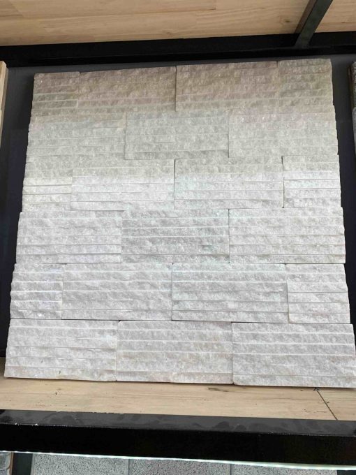 Đá chẻ trắng muối 10×20 ốp tường trang trí CTS-DOT-TN-15