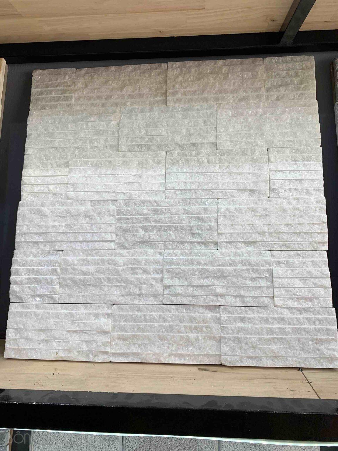 Đá chẻ trắng muối 10×20 ốp tường trang trí CTS-DOT-TN-15 10 Đá chẻ trắng muối 10×20 ốp tường trang trí CTS-DOT-TN-15