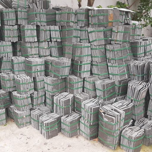 Đá chẻ xanh đen ốp tường CTS-DOT-TN-19