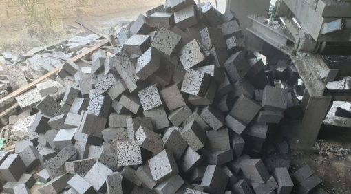 Đá cubic bazan tổ ong xám CTS-DLS-20
