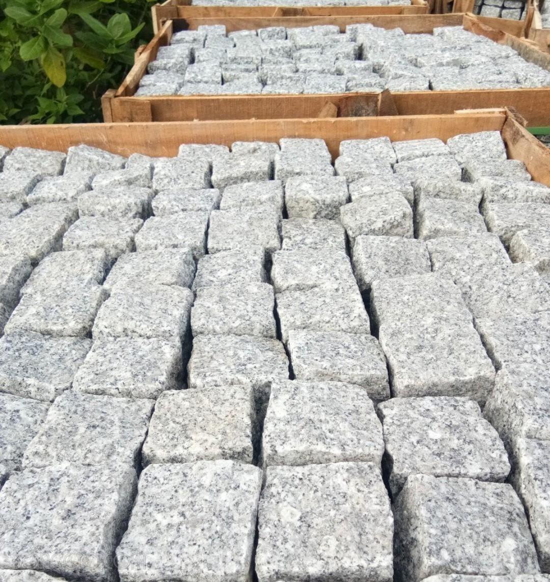 Đá cubic trắng muối tiêu lát sân CTS-DLS-21 12 Đá cubic trắng muối tiêu lát sân CTS-DLS-21