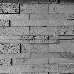 Đá ghép ong xám ốp tường 10×50 CTS-DOT-TN-104