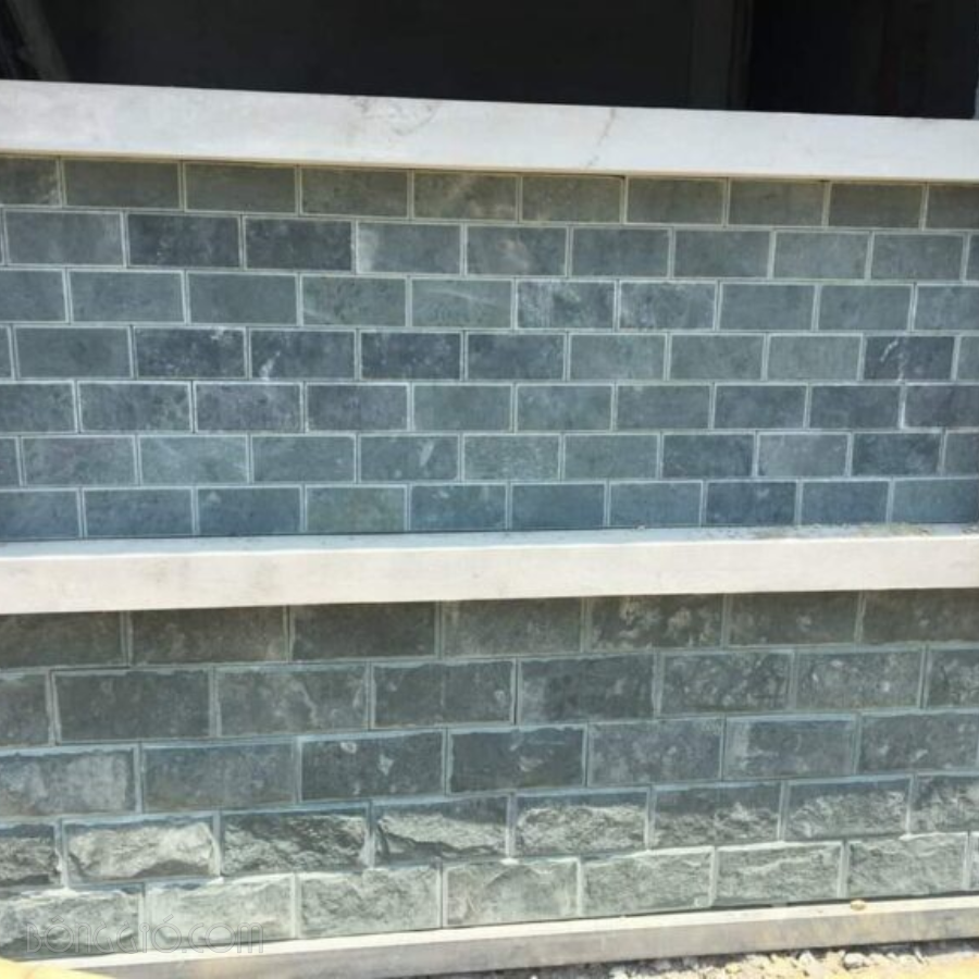 Đá mài bóng xanh rêu 10×20 ốp tường trang trí CTS-DOT-TN-47 16 Đá mài bóng xanh rêu 10×20 ốp tường trang trí CTS-DOT-TN-47