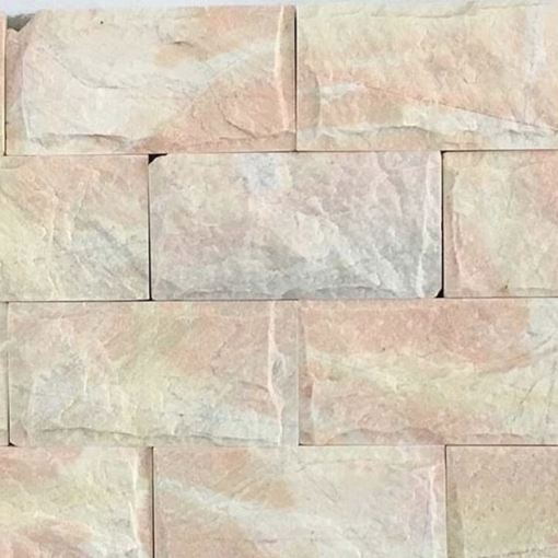 Đá ốp tường bóc hồng phấn 10×20 trang trí CTS-DOT-TN-128