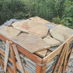 Đá rối chẻ bao vàng ánh kim trang trí CTS-DOT-TN-136