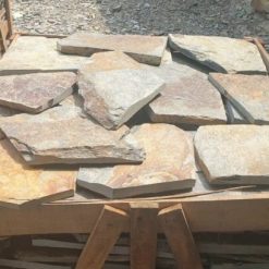 Đá rối chẻ bao vàng ánh kim trang trí CTS-DOT-TN-136