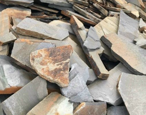 Đá rối chẻ bao vàng rỉ sét trang trí CTS-DOT-TN-137