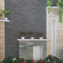 Đá suối quy cách ốp tường trang trí CTS-DOT-143