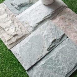 Đá vân gỗ lồi 10×20 ốp tường trang trí CTS-DOT-NK-8