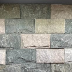 Đá vân gỗ lồi 10×20 ốp tường trang trí CTS-DOT-NK-8