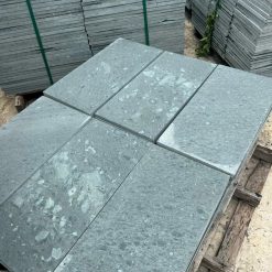 Đá xanh rêu thanh hóa mài hone 30×30 lát sân trang trí CTS-DLS-143