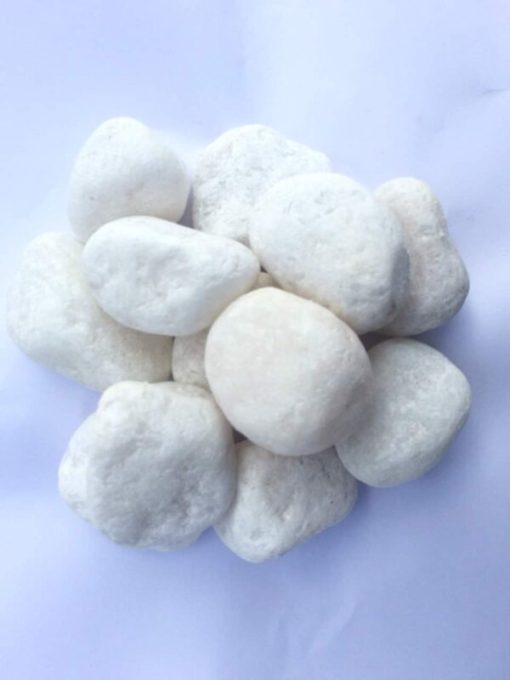 Sỏi trang trí trắng quay CTS-SSV-7