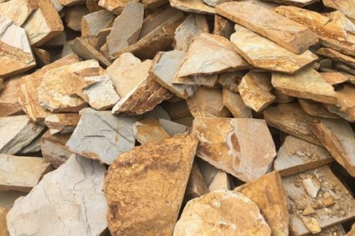 Đá rối chẻ bao vàng rỉ sét trang trí CTS-DOT-TN-137