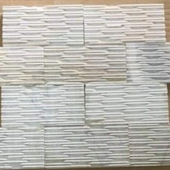 Đá răng lược trắng 10×20 tự nhiên ốp tường CTS-DOT-TN-133