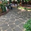 Đá rối tổ ong xám quay cạnh lát sân CTS-DLS-43