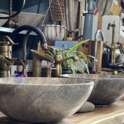 Chậu rửa đá tự nhiên dăm kết CTS-LA-DA-9