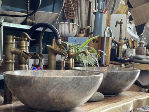 Chậu rửa đá tự nhiên dăm kết CTS-LA-DA-9