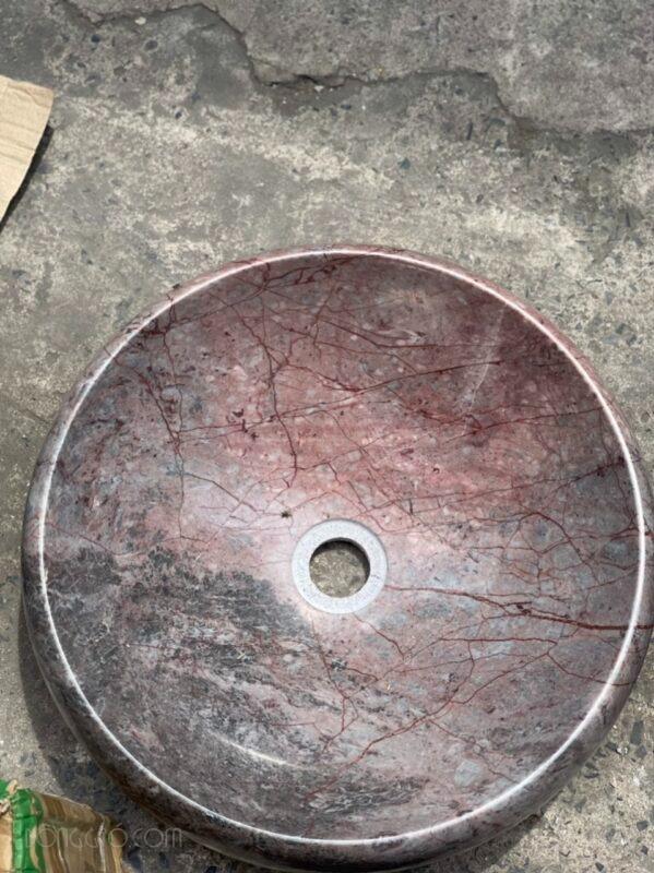 Chậu rửa đá tự nhiên vân tím CTS-LA-DA-10 12 Chậu rửa đá tự nhiên vân tím CTS-LA-DA-10